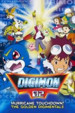 Watch Digimon Adventure 02: Hurricane Touchdown! The Golden Digimentals (2000) Eng Sub 123Movies